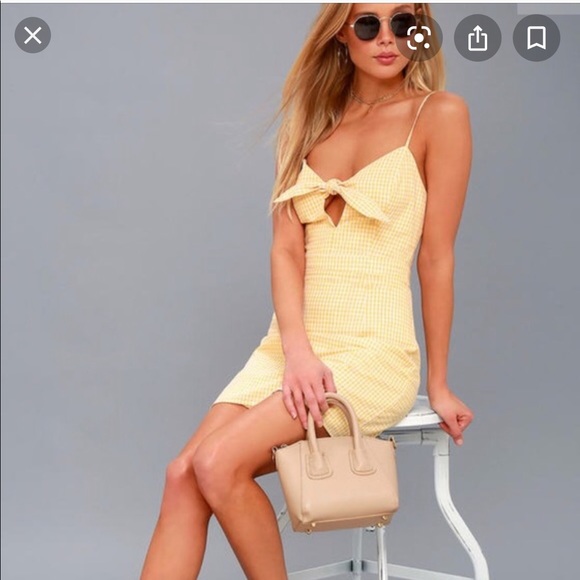 Lulus Dresses & Skirts - Lulus gingham dress